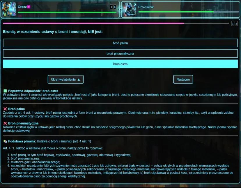Czy jest coś takiego jak broń ostra w ustawie o broni i amunicji?